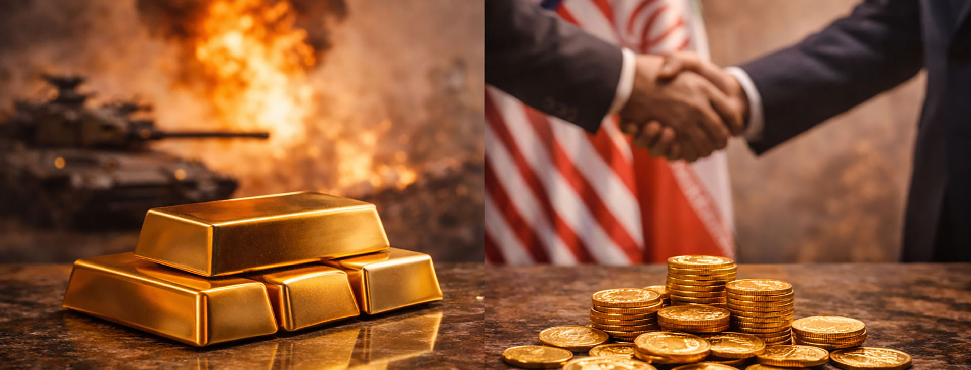 انس طلا ۵۵۰۰ دلاری، جنگ یا صلح؛ آینده طلا در تقاطع تاریخ